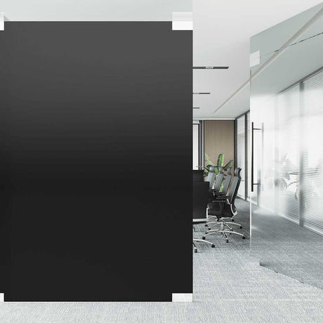 VidaXL Fensterfolien 3 Stück statisch matt PVC Schwarz