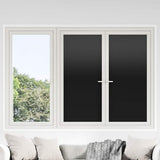 VidaXL Fensterfolien 3 Stück statisch matt PVC Schwarz