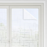 VidaXL Fensterfolien 2 Stk. mattes Sternmuster PVC