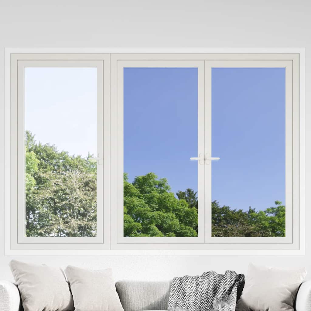 VidaXL Solarfolien 5 Stück statisch reflektierendes PVC silberfarben