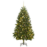 Vidaxl Kunstkerstboom s Hinges 300 LED a vánočními míčky 270 cm