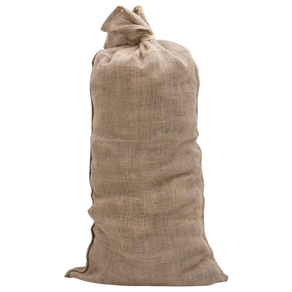 Vidaxl Jute Sacs 10 pièces 220 g m² 65x135 cm 100% jute