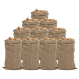Vidaxl Jute -Taschen 10 Stücke 340 g m² 65x135 cm 100% Jute
