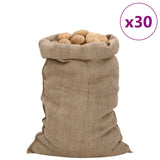 Vidaxl Jute Bags 30 Stéck 340 g m² 60x105 cm 100% Jute