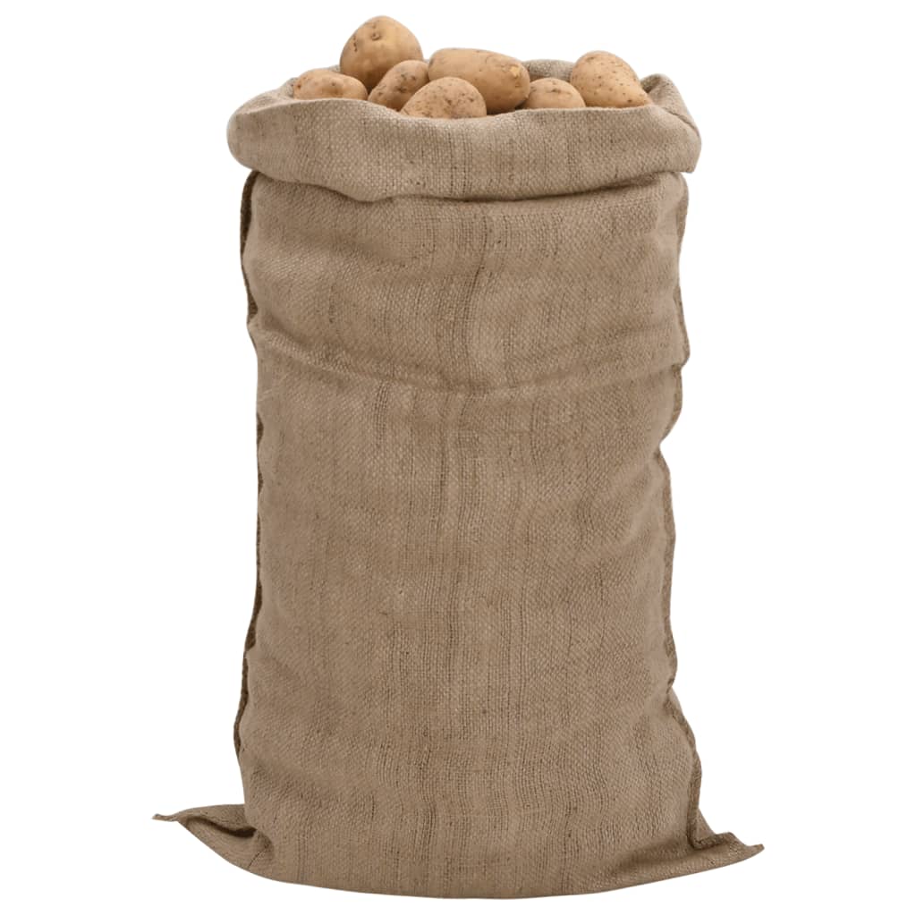 Vidaxx Jutebeutel 30 Stück 340 g m² 65x135 cm 100 % Jute