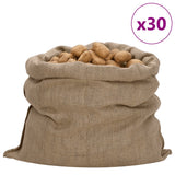 VidaXL Jutebeutel 30 Stück 340 g m² 100x110 cm 100 % Jute