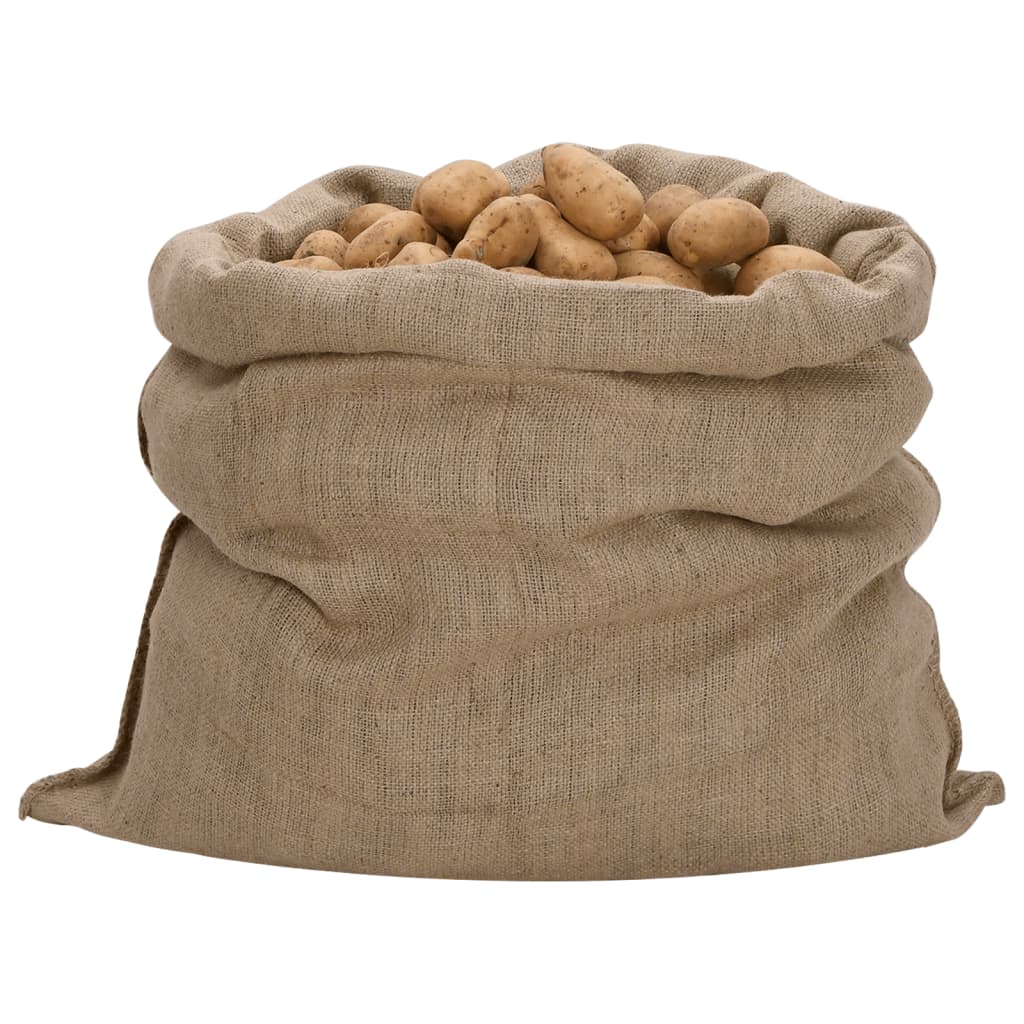 VidaXL Jutebeutel 30 Stück 340 g m² 100x110 cm 100 % Jute