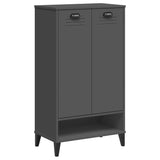 Vidaxl Shoe Cabinet Viken redigeret træ Antracit Gray