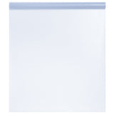 Vidaxx Fensterfolie statisch matt transparent grau 60 x 1000 cm PVC