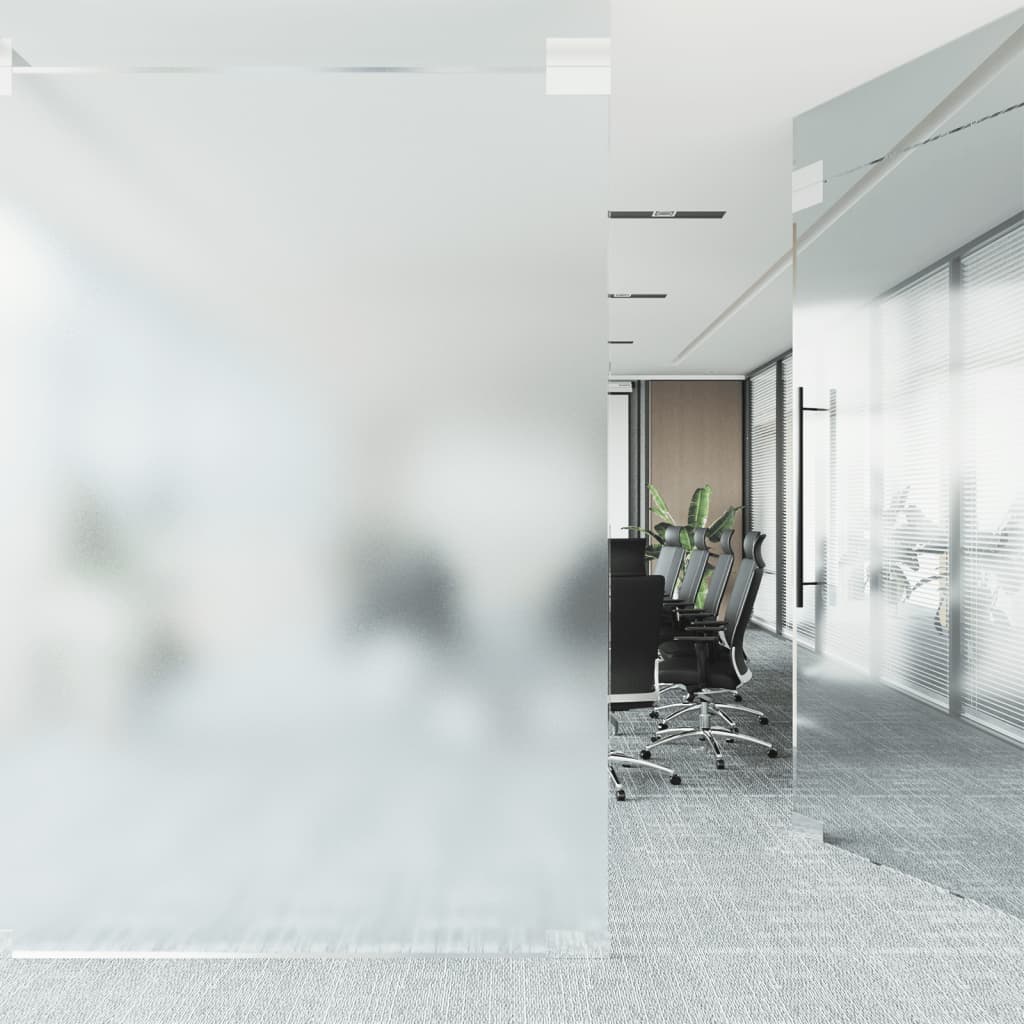 Vidaxx Fensterfolie statisch mattgrau 90 x 500 cm PVC