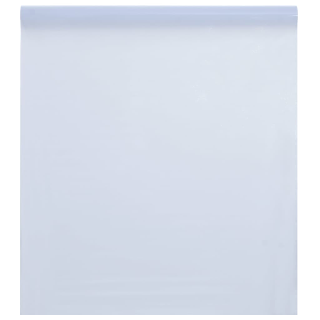 VIDAXL FILLAGE STATIQUE MATTE STATIQUE Transparent blanc 60x2000 cm PVC