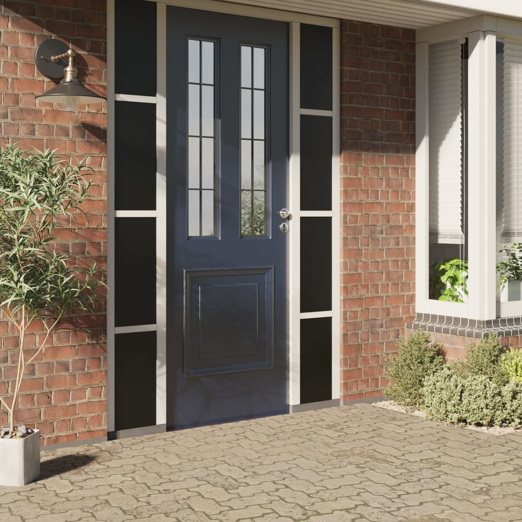 Vidaxx Fensterfolie statisch mattschwarz 60 x 1000 cm PVC