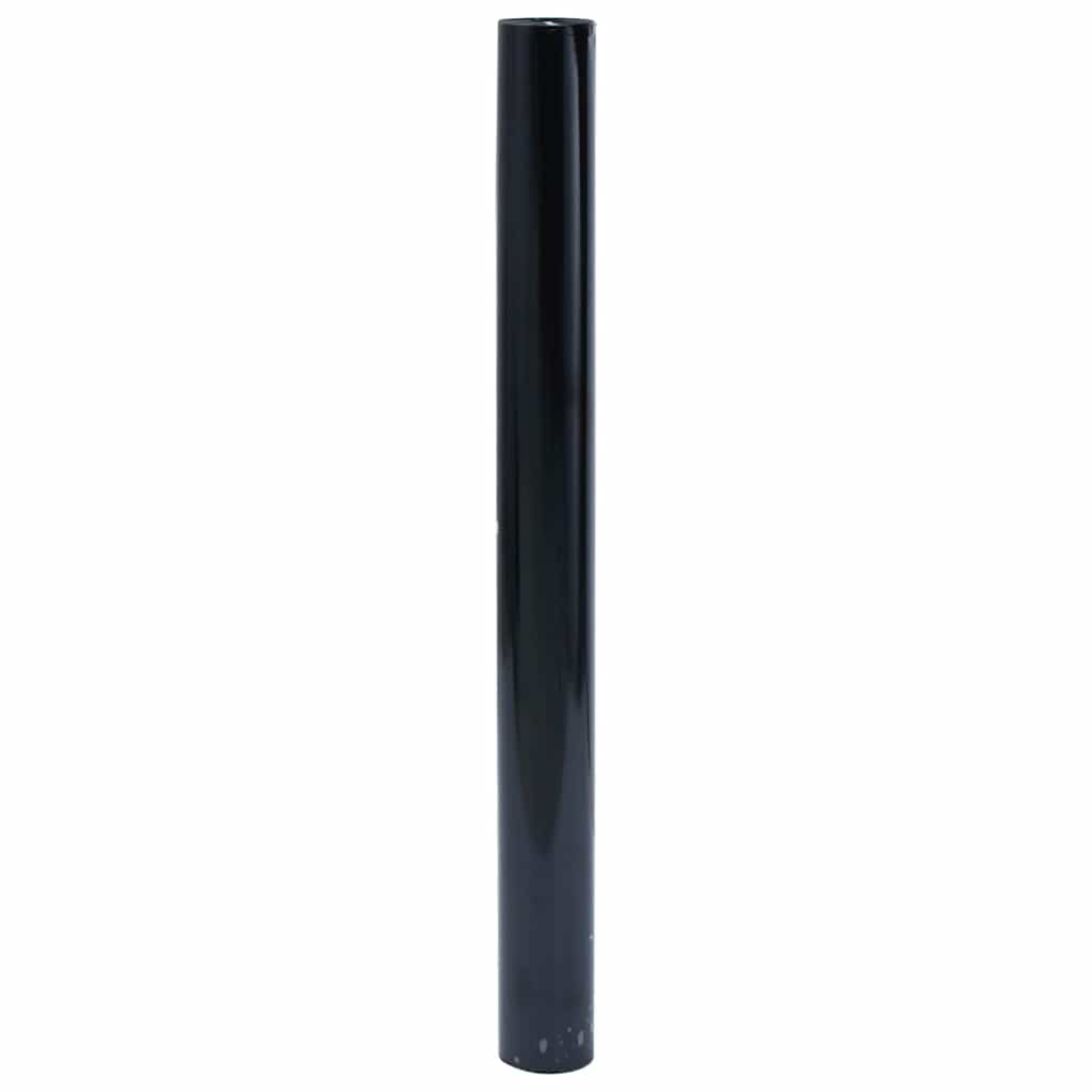 Vidaxx Fensterfolie statisch mattschwarz 60 x 2000 cm PVC