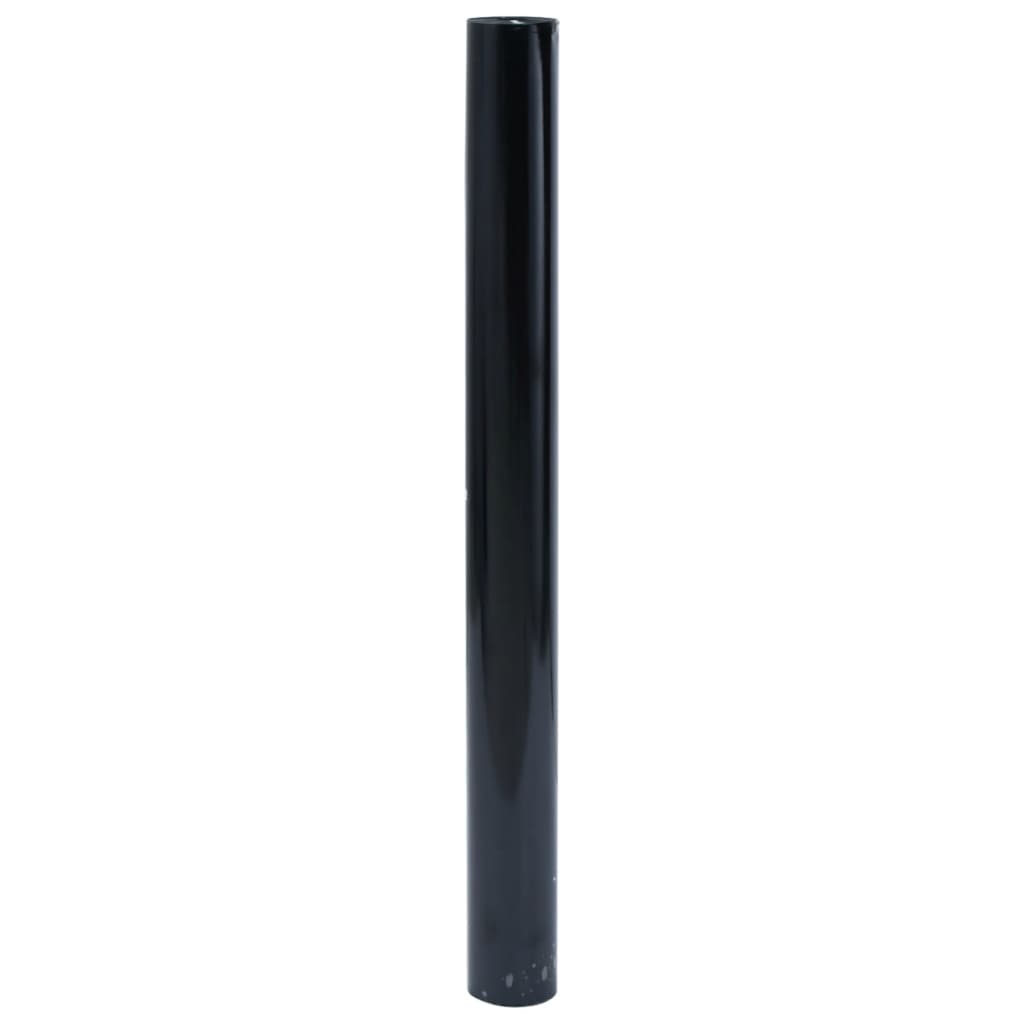 Vidaxx Fensterfolie statisch mattschwarz 60 x 2000 cm PVC