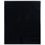 Vidaxx Fensterfolie statisch mattschwarz 90 x 2000 cm PVC