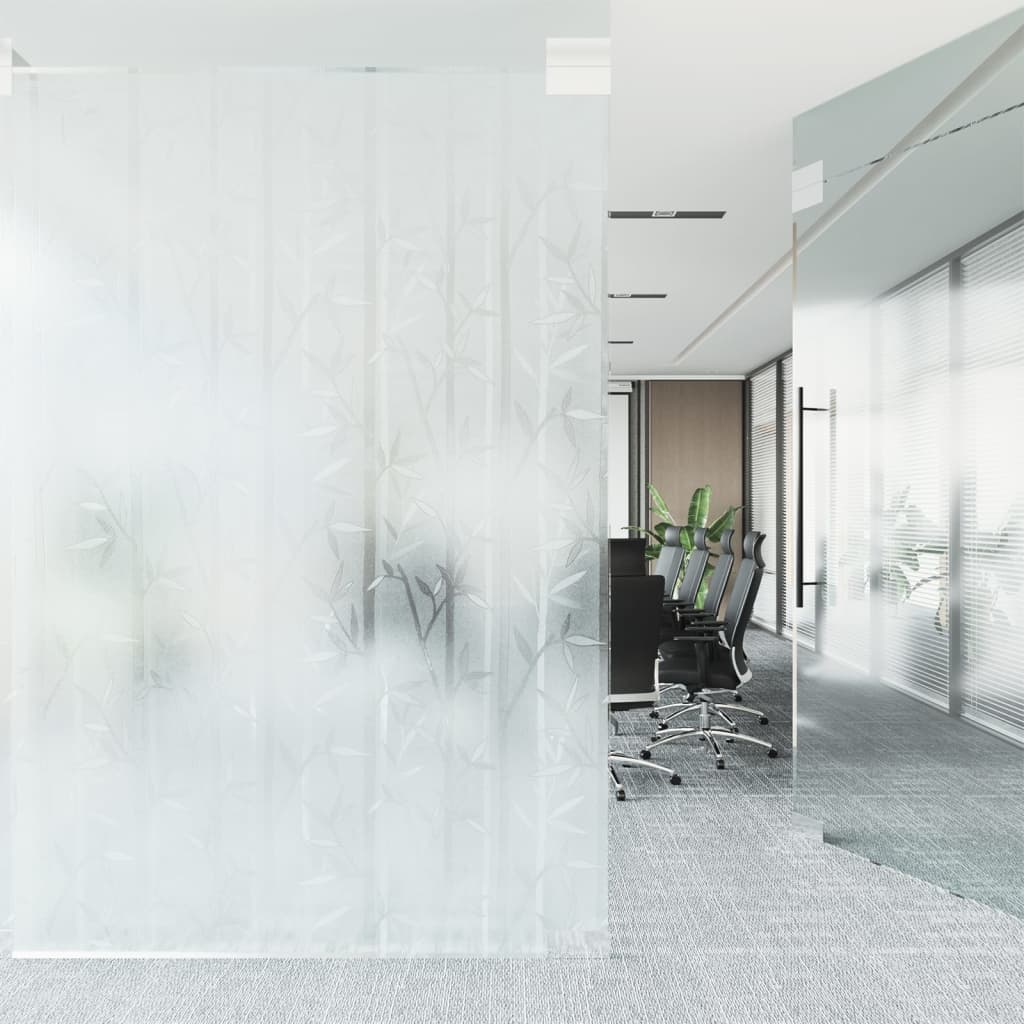Vidaxx Fensterfolie Bambusmuster matt 90x500 cm PVC
