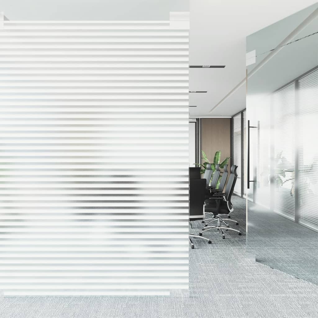 Vidaxx Fensterfolie Streifenmuster matt 45x500 cm PVC