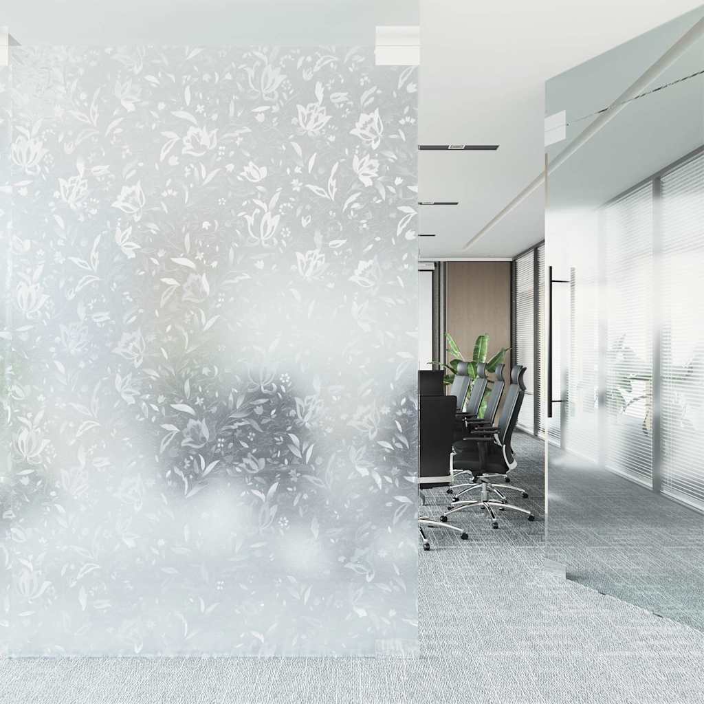 Vidaxx Fensterfolie Blumenmuster matt 60x500 cm PVC
