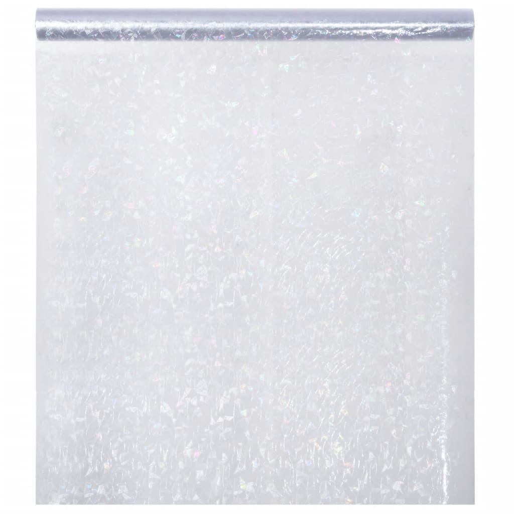 VIDAXL -Fensterfilm Regenbogenmuster Mat 45x1000 cm PVC