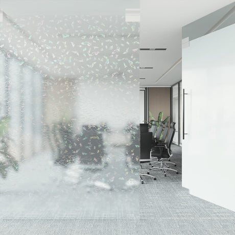 Vidaxx Fensterfolie 3D Regenbogenmuster matt 90x500 cm PVC