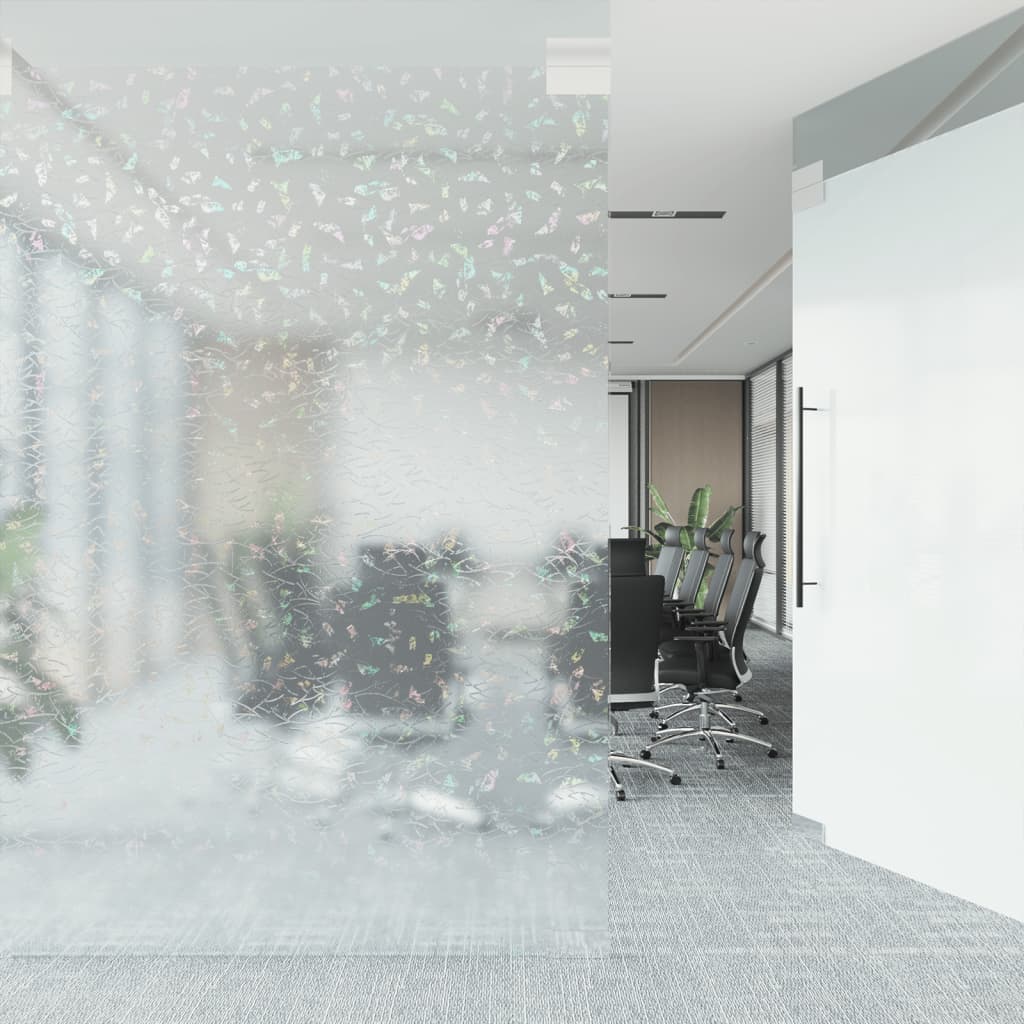 Vidaxx Fensterfolie 3D Regenbogenmuster matt 90x2000 cm PVC