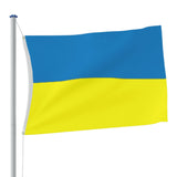 Vidaxl Flag Ukraine avec les yeux en laiton 90x150 cm