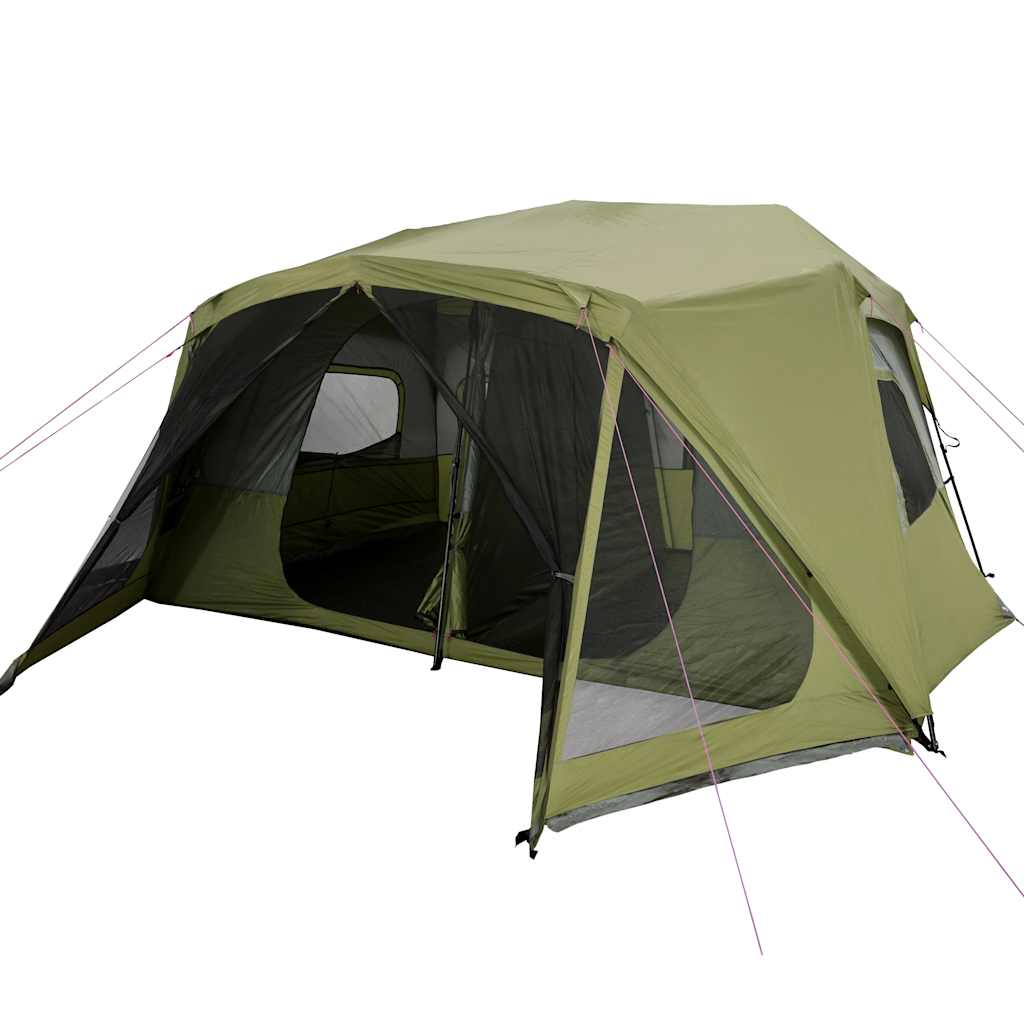 Vidaxl Tenda 10 persone impernettanti di 10 persone Green