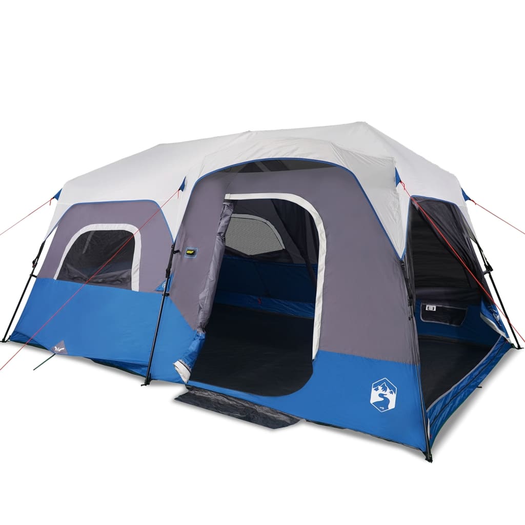 Vidaxl Tent Implay de 9 personas con verde LED claro