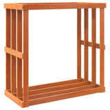 Vidaxxl Holzscheithalter 108x52x106 cm massives Kiefernholz, braun gewaschen