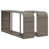 VIDAXL -Speicherwerte 2 St Poly Rattan Grey