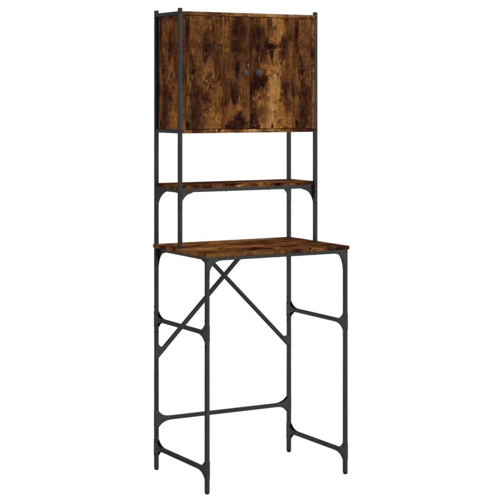 Vidaxx Waschmaschinenschrank 68x48,5x194 cm Räuchereiche