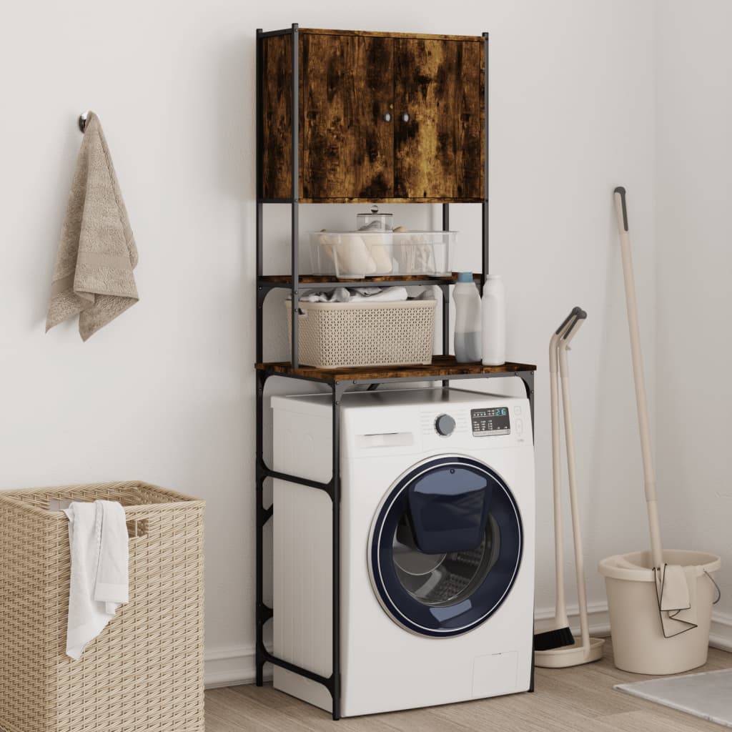 Vidaxx Waschmaschinenschrank 68x48,5x194 cm Räuchereiche