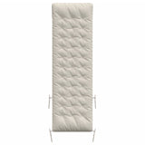Vidaxx Liegekissen 160x50x10 cm Wildlederimitat creme