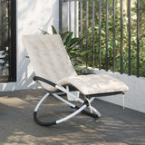 Vidaxx Liegekissen 160x50x10 cm Wildlederimitat creme