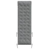 Vidaxx Liegekissen 160x50x10 cm Wildlederimitat grau