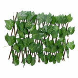 Vidaxx Kunstpflanze Weinblattspalier 5 Stk. ausziehbar 180x20 cm grün