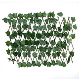 VidaXL artificial plant grape leaf on the slat extendable 190x60 cm green