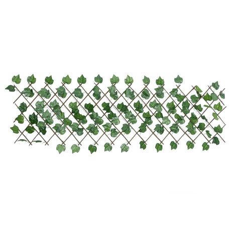 Vidaxx Kunstpflanze Weinblatt auf ausziehbarem Rankgitter 190x60 cm grün