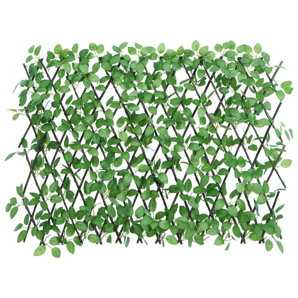 Vidaxx künstliche Efeupflanze am Spalier 5 Stück ausziehbar 180x65 cm grün