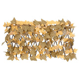 Vidaxx Kunstpflanze Ahornblatt am Spalier ausziehbar 180x30 cm Orange