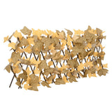 Vidaxx Kunstpflanze Ahornblatt-Spalier 5 Stk. ausziehbar 180x30 cm Orange