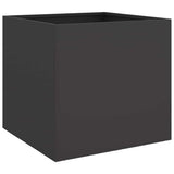 Vidaxx Pflanzgefäß 42x40x39 cm Stahl schwarz