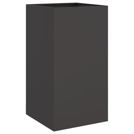 Vidaxx Pflanzgefäß 42x38x75 cm Stahl schwarz