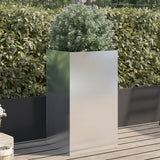 Vidaxx Pflanzgefäß 42x38x75 cm Edelstahl silberfarben