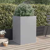 Vidaxl Planning box 52x48x75 cm galvanized steel silver colored