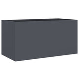 Vidaxx Pflanzgefäß 62x30x29 cm Stahl Anthrazit