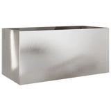 Vidaxx Pflanzgefäß 62x30x29 cm Edelstahl silberfarben