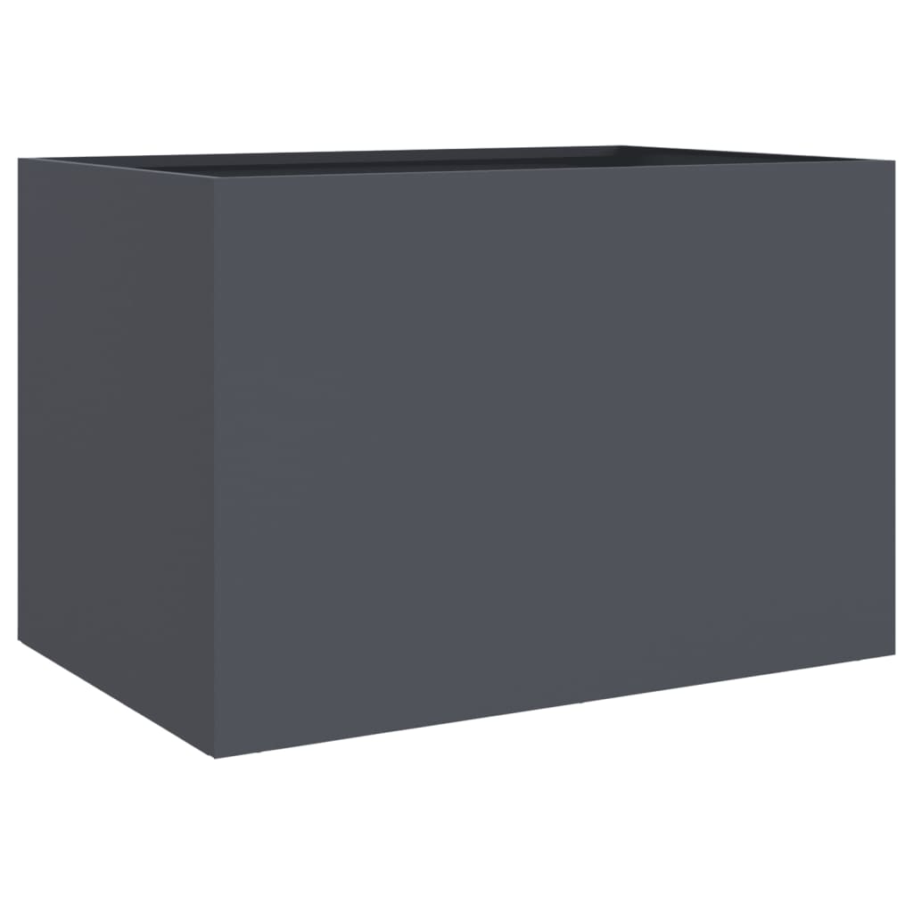 Vidaxl Planning Box 62x47x46 cm stål Antracitt -farget