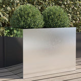 Vidaxx Pflanzgefäß 62x47x46 cm Edelstahl silberfarben