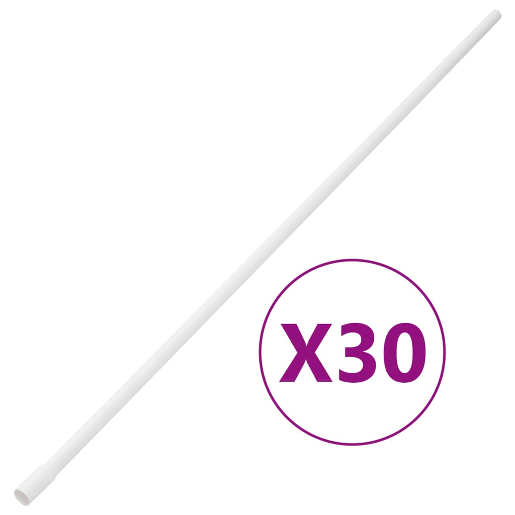 Vidaxxl Kabelkanäle ø16 mm 30 m PVC
